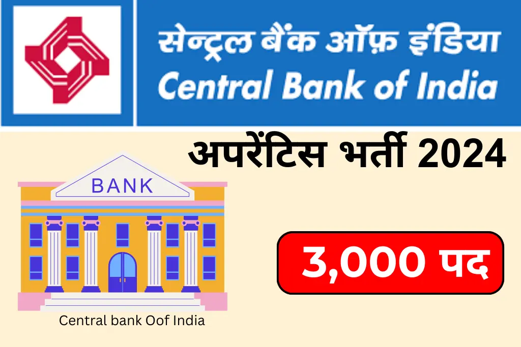 Central Bank of India Apprentice Recruitment 2024