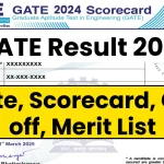 Graduate Aptitude Test in Engineering GATE Result / Score Card 2024