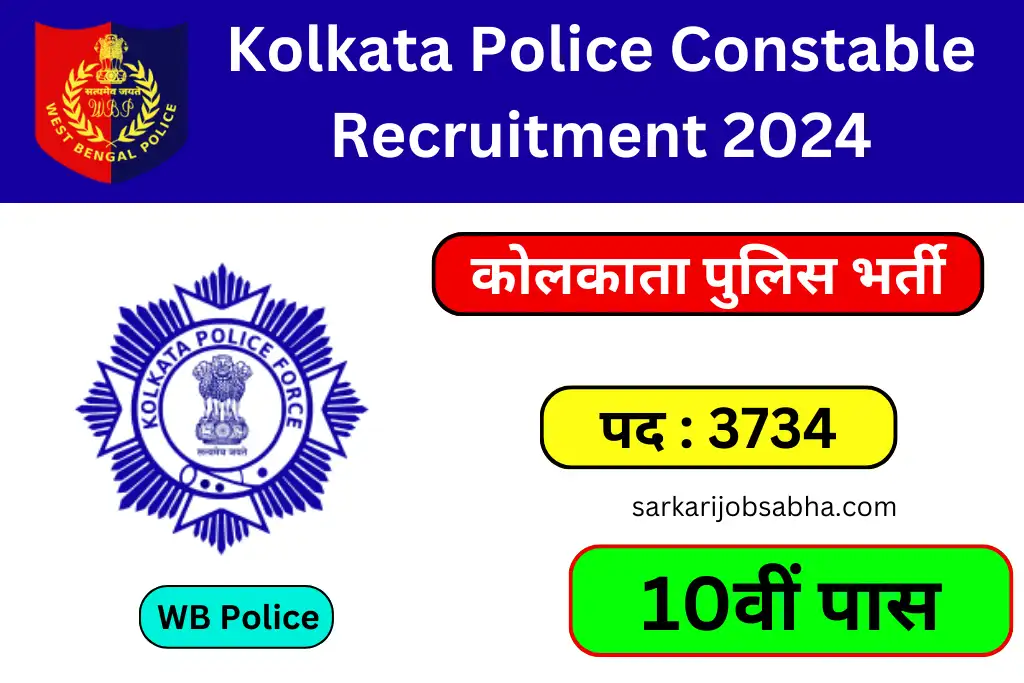 Kolkata Police Constable Recruitment 2024