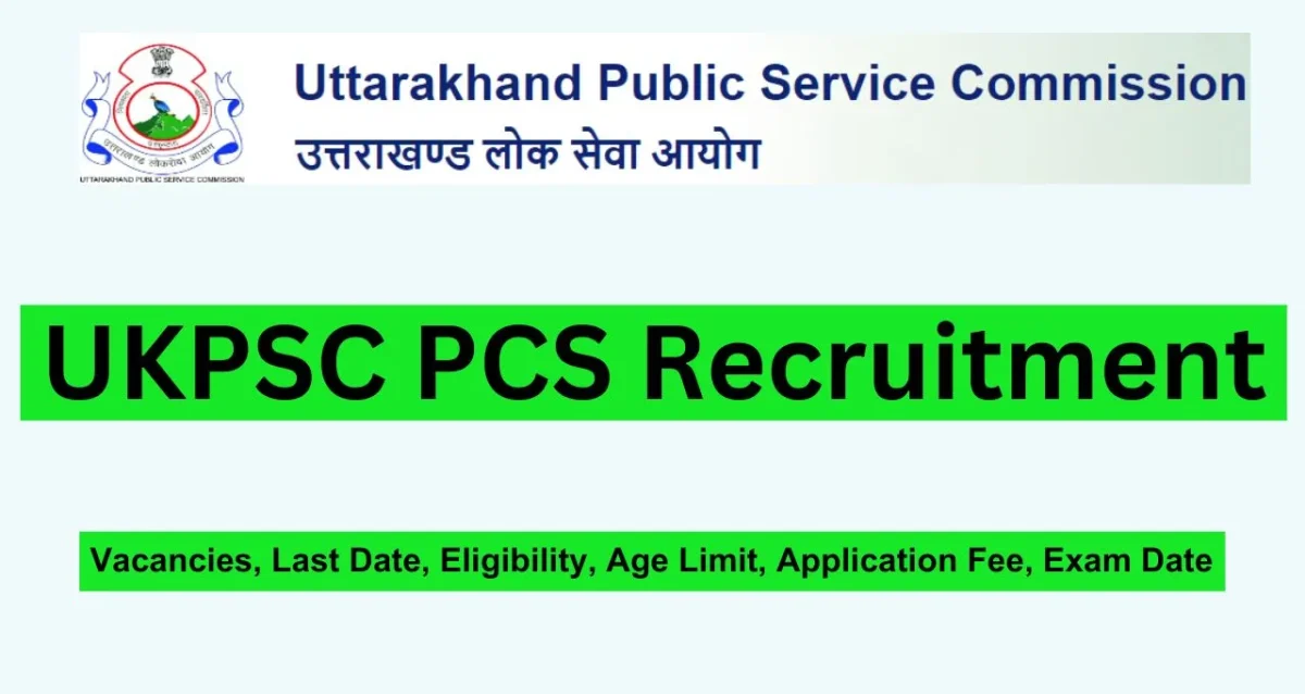 Uttarakhand Combined State Civil Upper Subordinate Service Exam UKPSC Pre Recruitment 2024 Apply Online for 189 Post