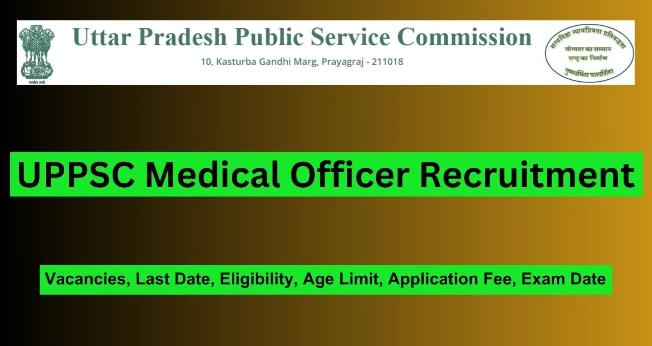 UPPSC Medical Officer and Other Post Recruitment 2024 Notification Out for 2535 Post, Apply Online