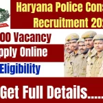 Haryana Police Constable Recruitment 2024 Apply Online Date Extended, Correction Edit Form, for 6000 Post