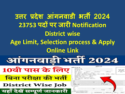 UP Anganwadi Bharti Recruitment 2024 Notification Out for 23753 Post, Apply Online